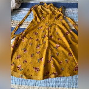 Fit & flare halter dress